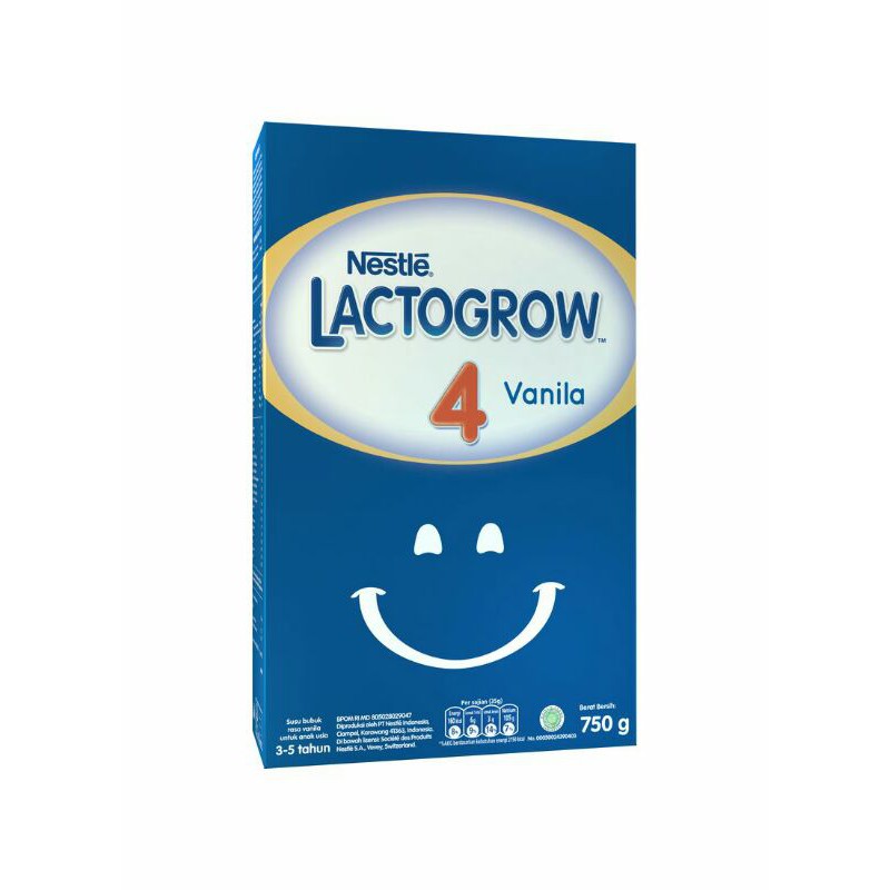 

Lactogrow 4 Susu Bubuk Pertumbuhan Vanilla 750G