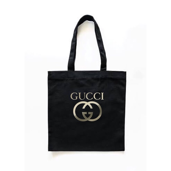 Tote Bag BRAND GUCCI Tote Bag Musik Rock Pria Dan Wanita Unisex