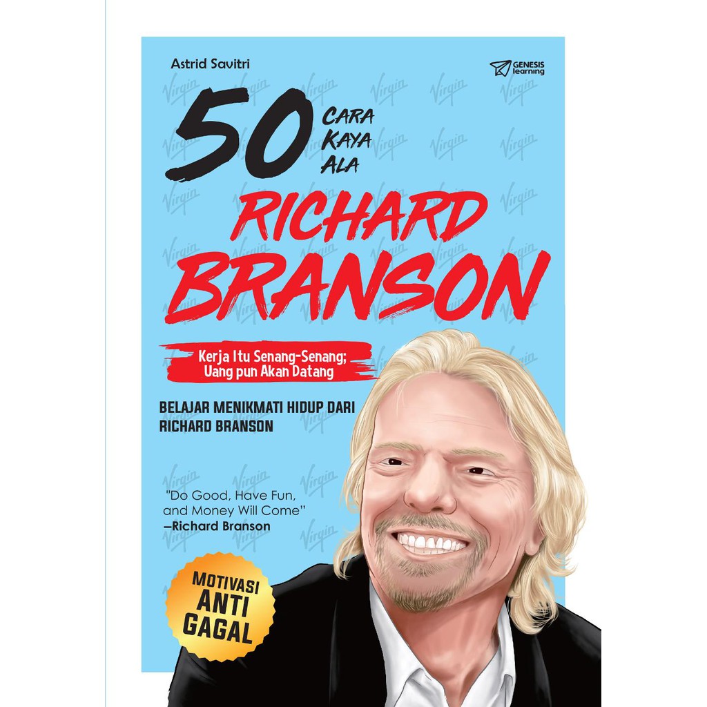 Buku 50 Cara Kaya Ala Richard Branson Shopee Indonesia