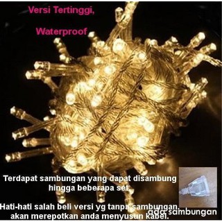  10  Meter  Lampu  Natal Imlek LED string dekorasi  tumblr  