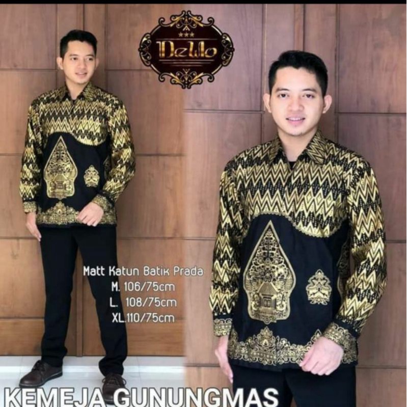 Maura Couple - Sania Ruffle Batik Keluarga Couple Jazy Gamis Syar'i - Gamis Kerah Jazy Terbaru Motif Wayang Prodo 2022