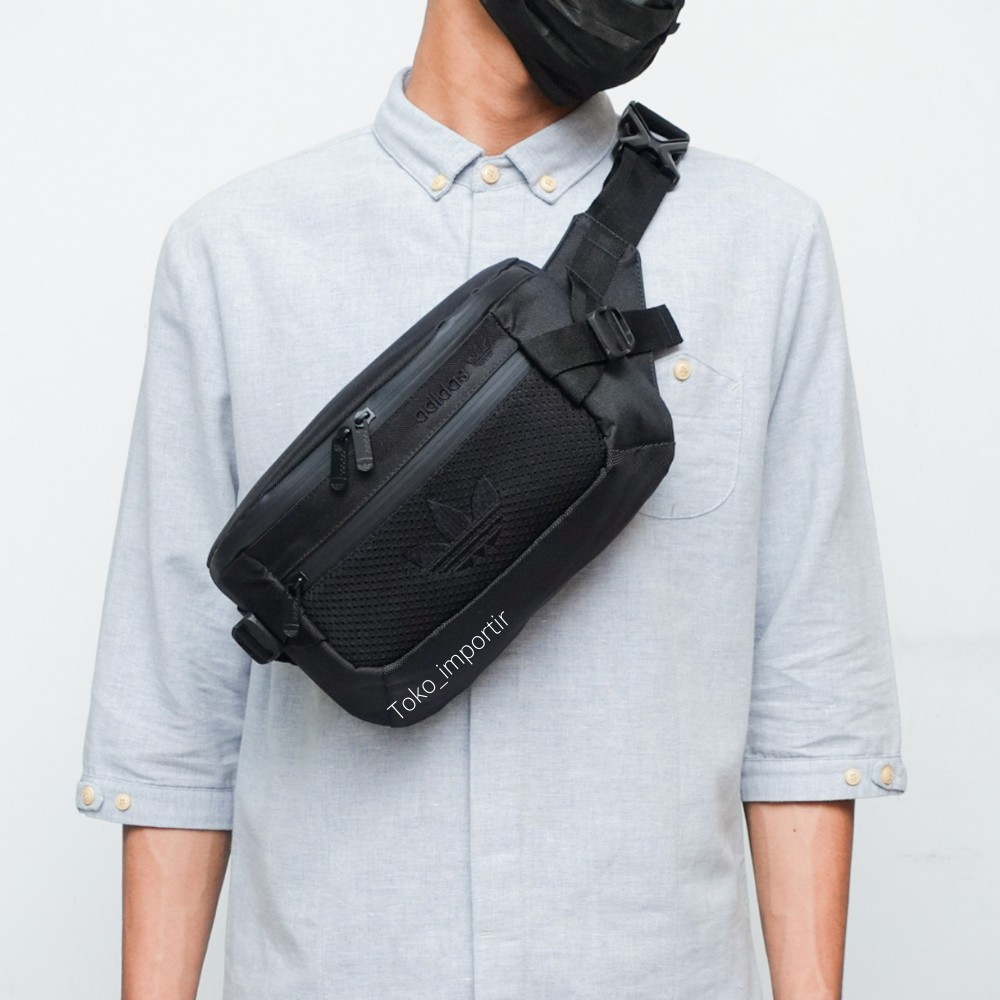Waistbag Adidas Pria Import Mirror ORI Tas Selempang Pria