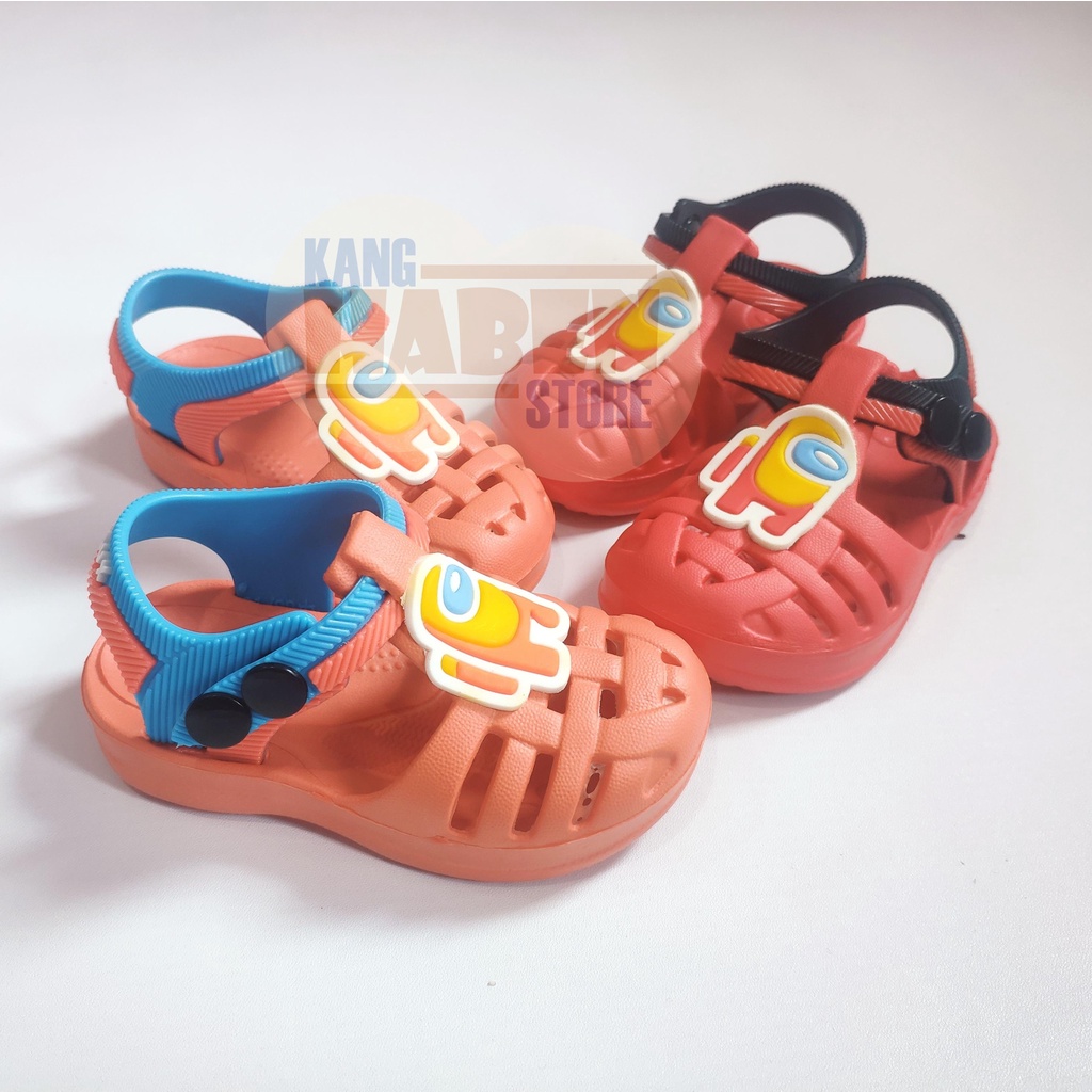 Habenkids Sandal Anak Bayi Lucu Karakter 4mong Us Cowok Cewek Sendal Ringan dan nyaman Anak 257EAA 19-24