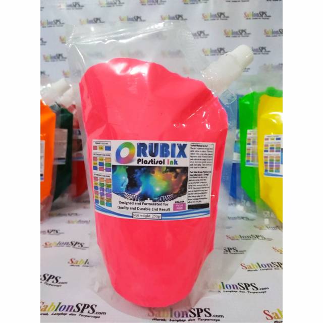 Tinta Sablon Distro Plastisol Flo Pink 200gr