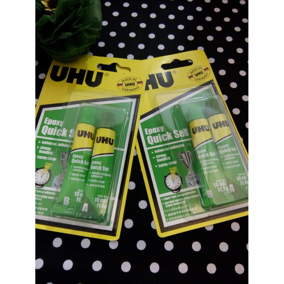 

Terlaris UHU Epoxy Quick Set : LEM BESI Hot