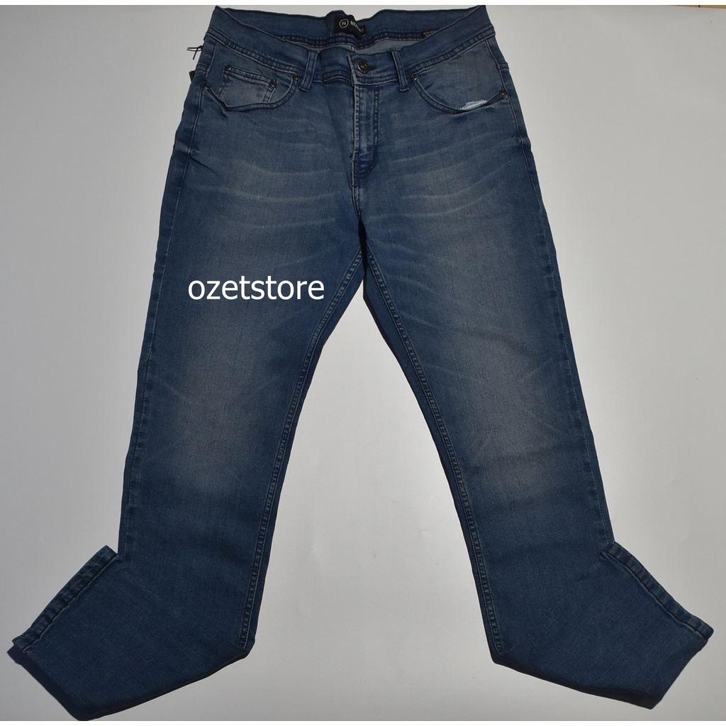 Celana Jeans Pria Nevada Denim Medium Slimfit CNP16 ORIGINAL