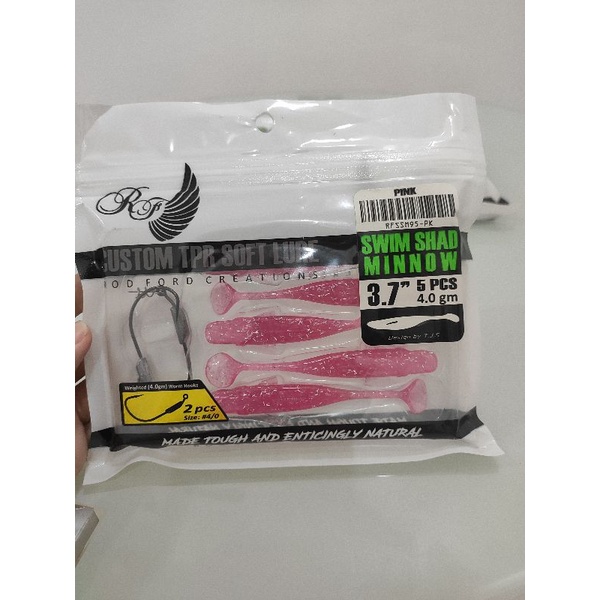 Soft Lure / Swim Shad Minnow Set Worm Hook