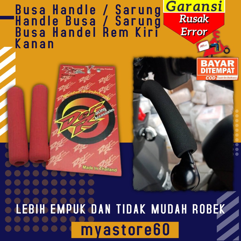 c Brake Cover Bantalan Sarung Handle Busa Empuk Handel Stank Setang Rem Kiri Kanan Variasi