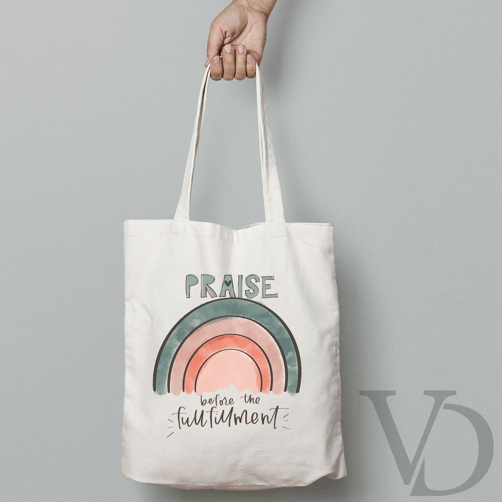 TOTE BAG QUOTES MUKA TERBARU / AESTHETIC TOTE BAG / TAS BELANJA KEKINIAN