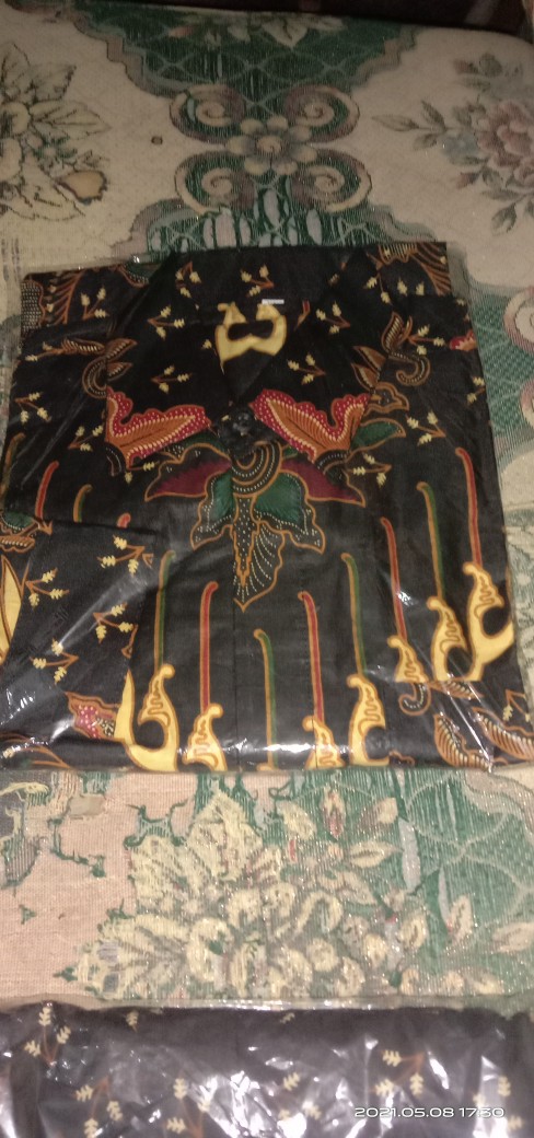 Maura Couple - Sania Ruffle Batik Couple Ori Ndoro Jowi Dnt Garansi