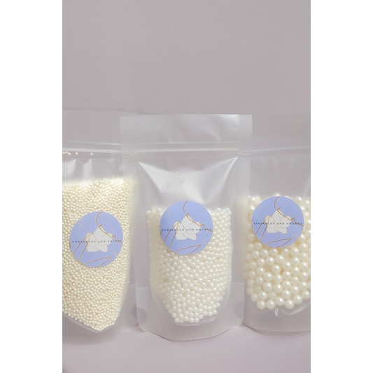 

white pearl sprinkles