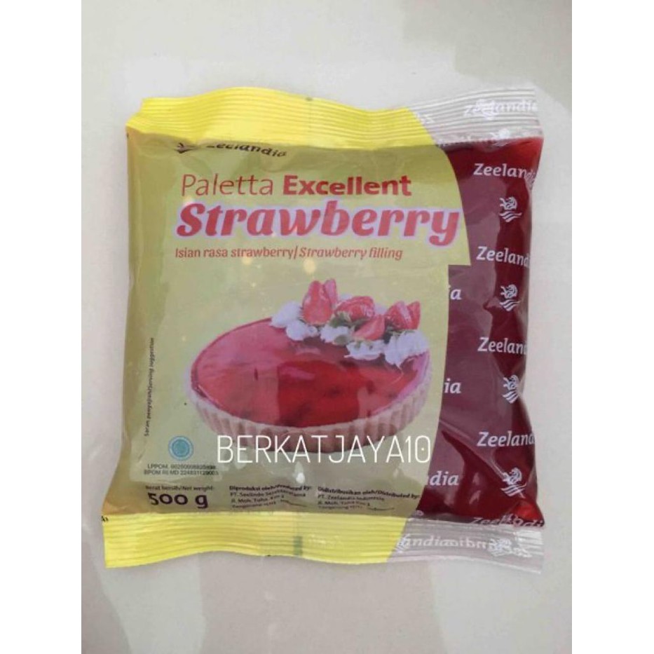 

Selai Paletta Excellent Strawberry kemasan asli 500 gr