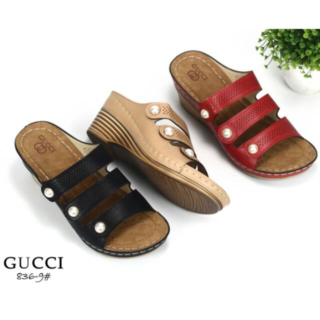 Sandal wanita GUCCI import murah | shelaashop 👠
