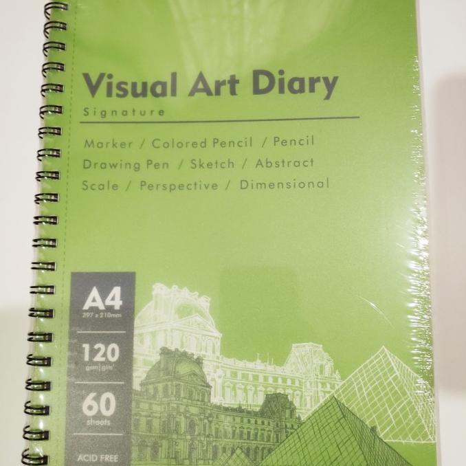 

Vtec Spiral Visual Art Diary (Sketch Book) A4 120Gsm 60Sht