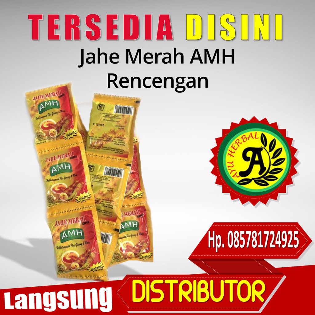 

Promo Jahe Merah AMH Rencengan