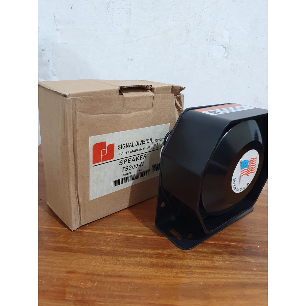 Federal Signal Original Toa Speaker Slim 200w TS200n patwal sirene Toa Sirine Tipis Klakson speaker Toa Polisi 200 watt magnet besar SERINE Horn 200 100 w wat Federal signal spull 66 mm untuk SENKEN LANDUN WHELEN Patwal murni untuk Ambulance Paspamres Res