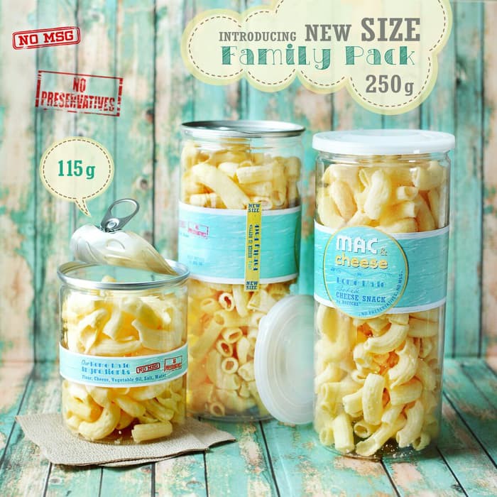 

Snack Keju Mac & Cheese 250g ~ kp831