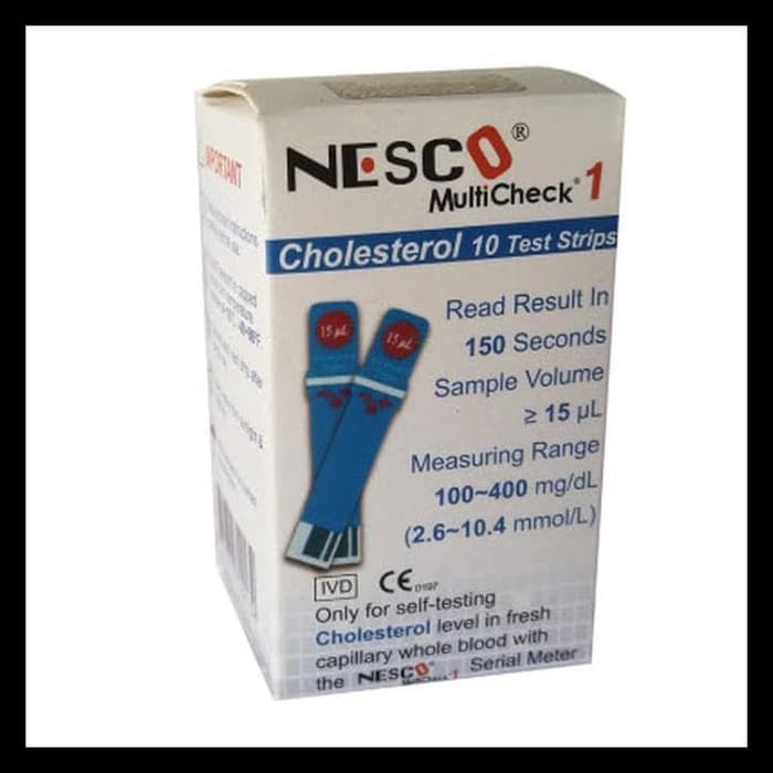 Strip Nesco Tes Kolesterol / Cholestrol / Cek Kolestrol