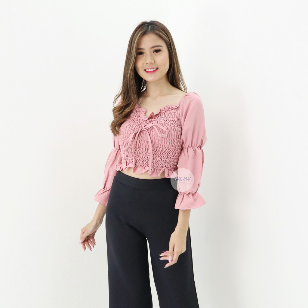 Mily puff top -Thejanclothes