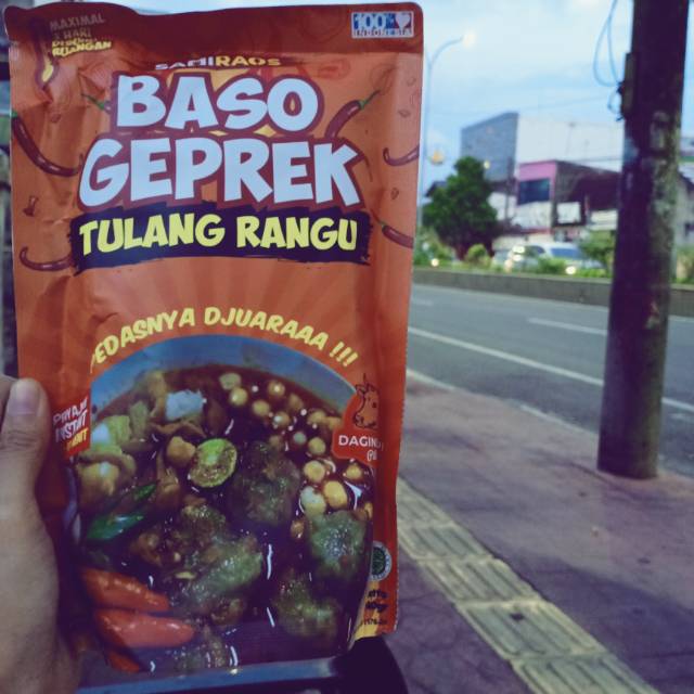 

Baso geprek tulang rangu