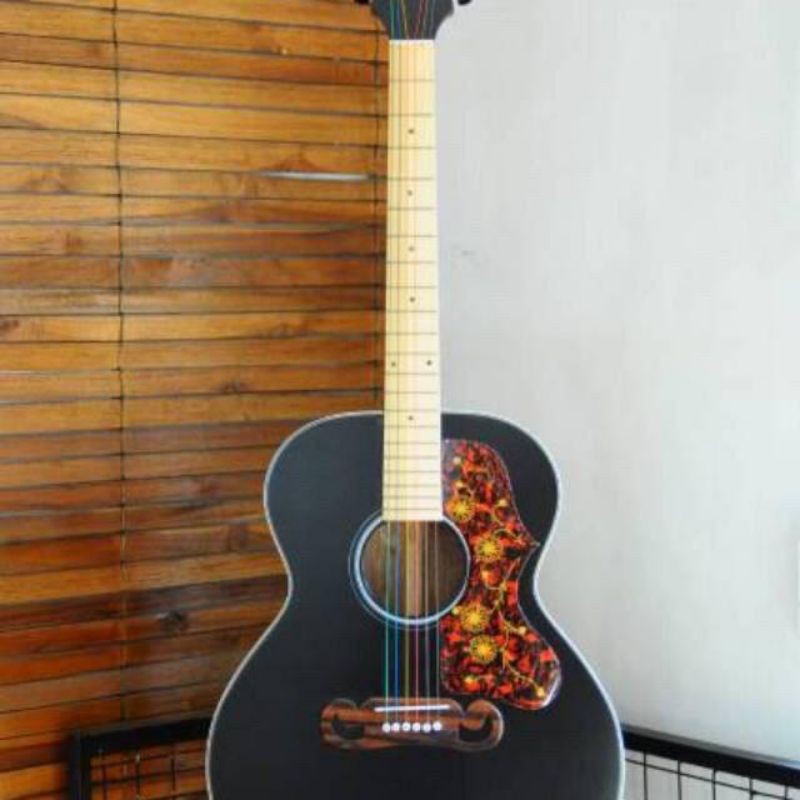 Gitar akustik Gibson Akustik Elektrik custom neck langsung