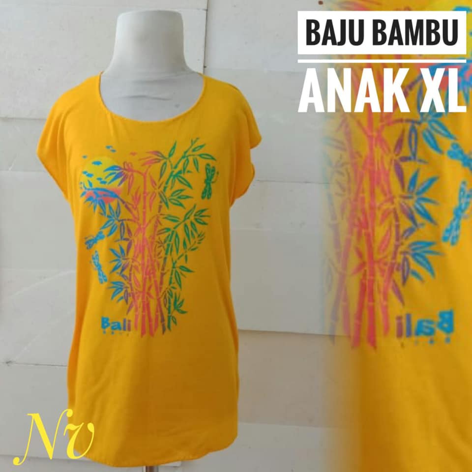 BAJU ANAK BAMBU UK.XL ( UMUR 7 - 10 TAHUN )