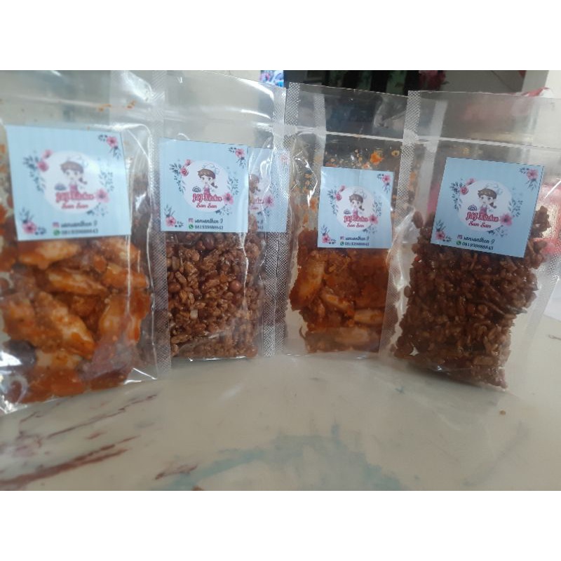 

Sambal Gledek baby cumi ( 100gram)