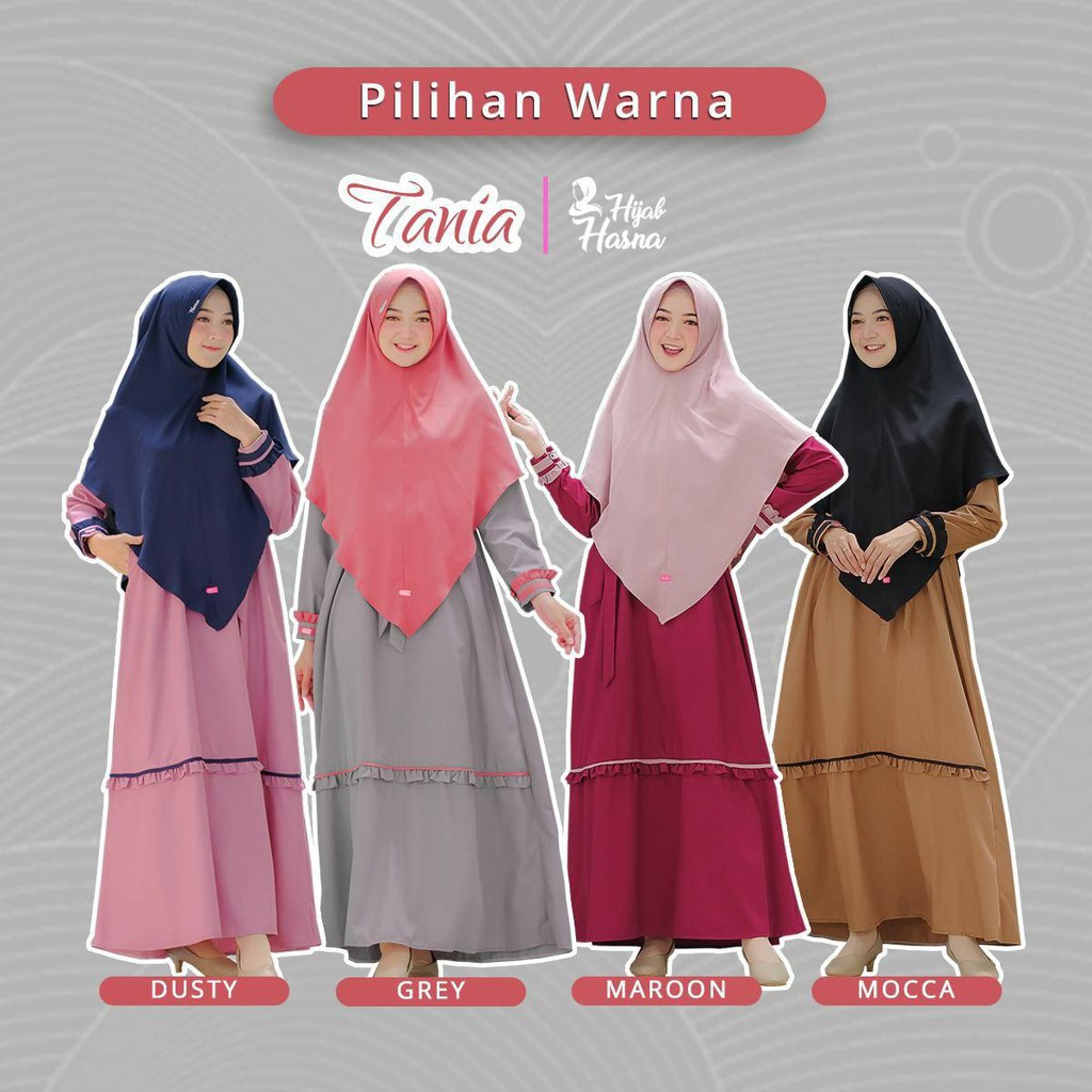 Set Gamis Tania original by Hijab Hasna