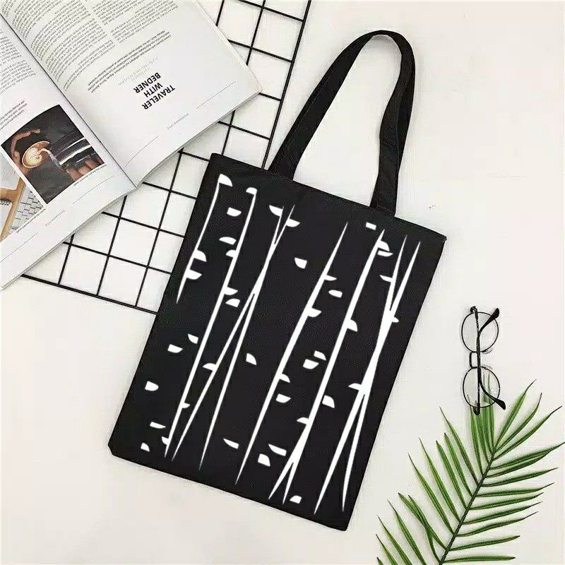 Arifirn Tas Tote Bag Wanita dan Pria Murah T1 (Perekat)