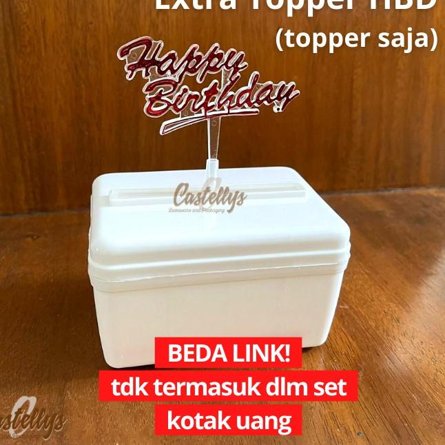 New Kotak Kue Tarik Uang Cake Money Box Untuk Cake Ultah Anniversary dll ,.