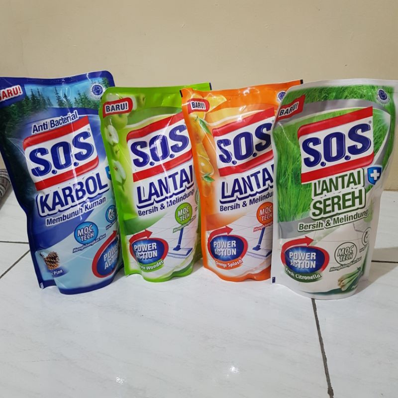 SOS Pembersih Lantai 750ml 750 ml
