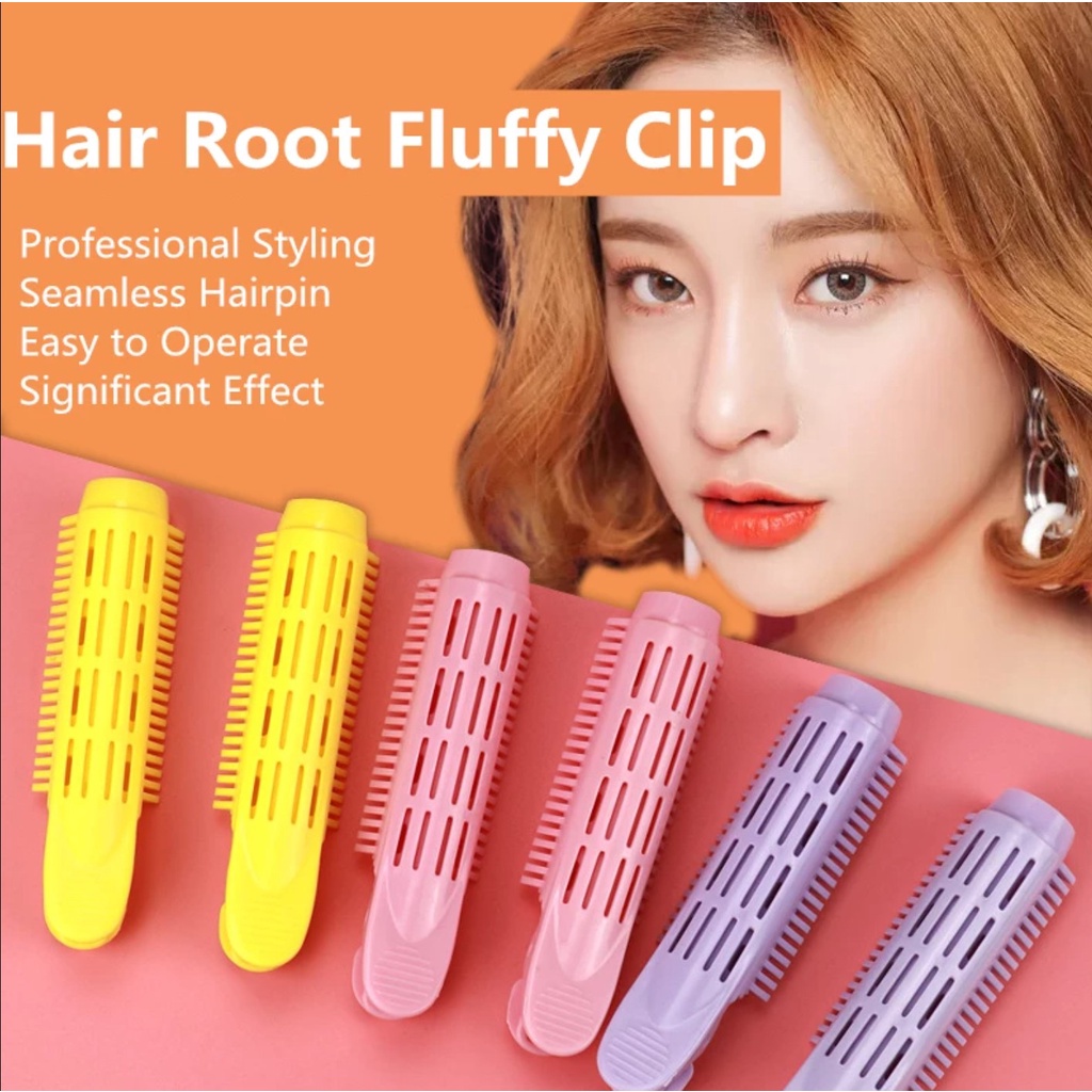 PA Roll Rambut Jepit Korea Hair - Gulung Jepitan Clip Volumizing Hair Poni Roller Blow Keriting Curly / IR056