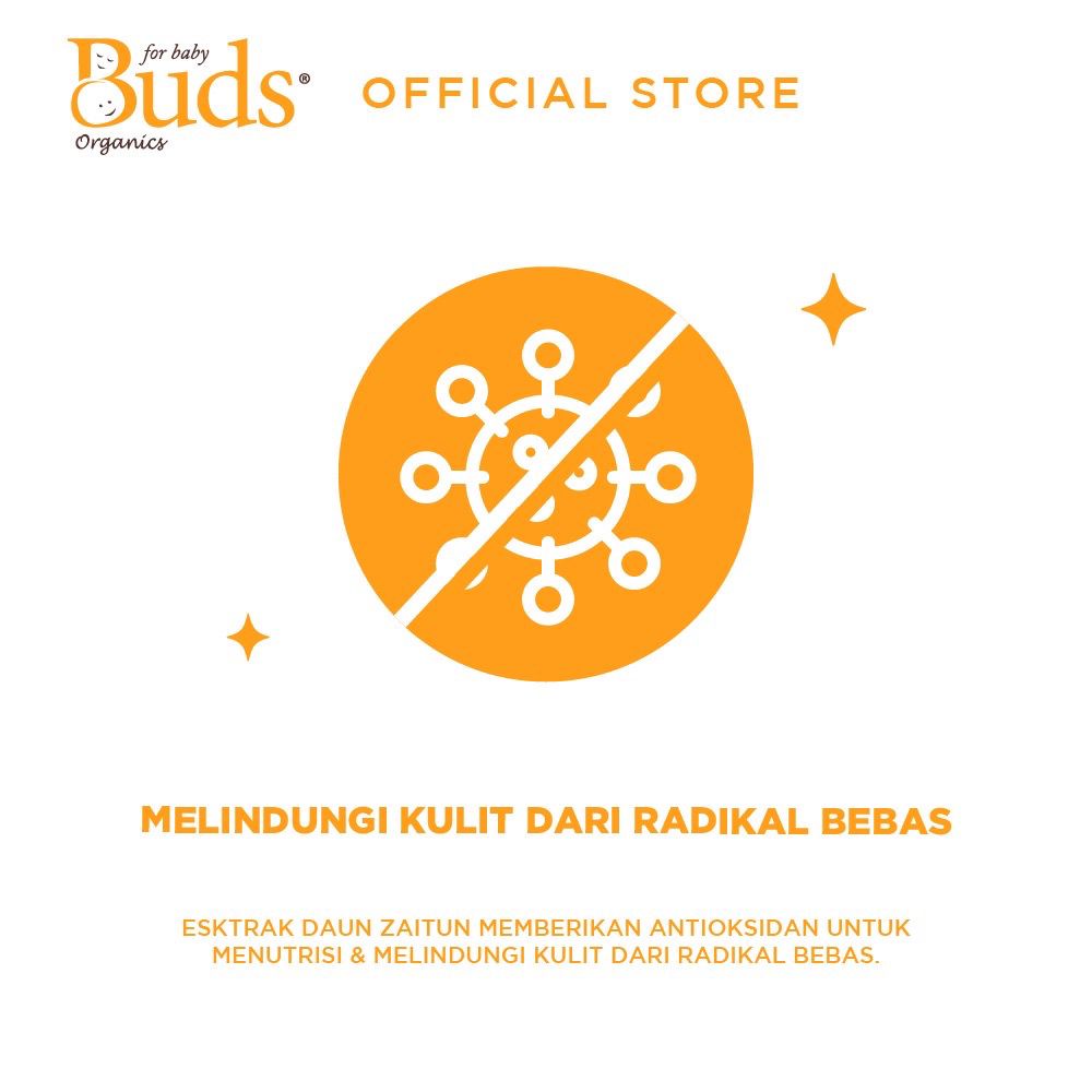 buds organic cherished precious newborn cream 75ml ( 0-6m ) - krim organik perawatan kulit bayi newborn