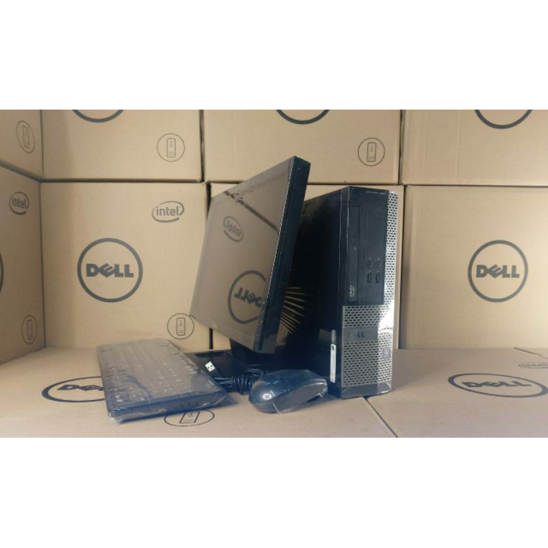 PAKETAN MINI PC DELL 3020 PAKAI LED 17IN WIDE BERKUALITAS FULL DUSS