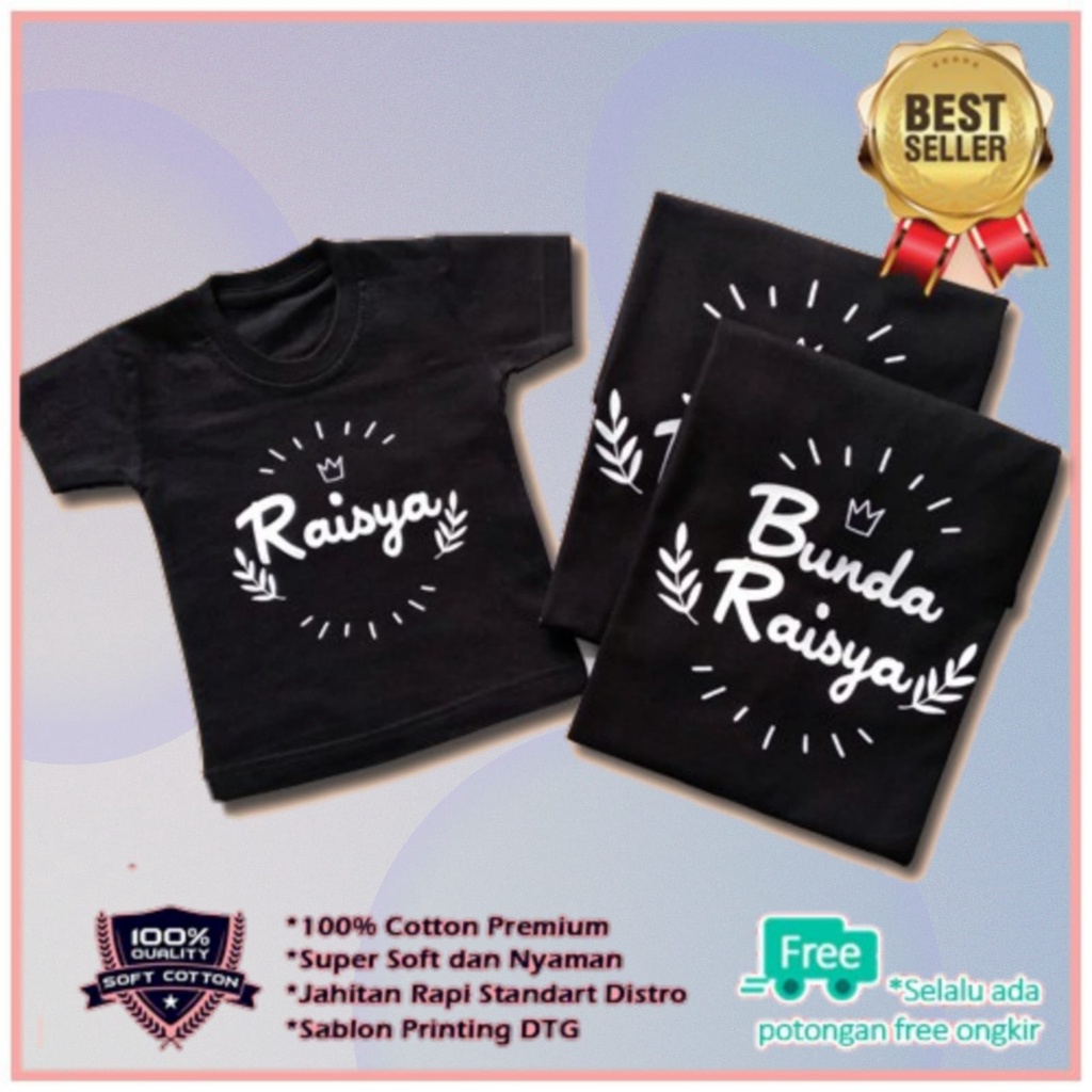 Kaos Couple Keluarga Ayah Ibu Anak / Baju Couple Pasangan
