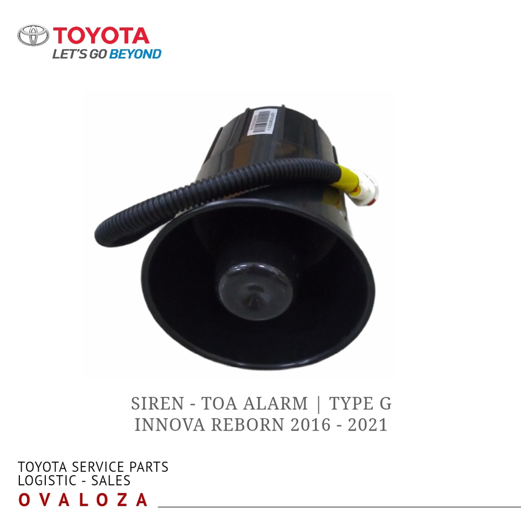Toyota Innova Reborn | Siren Alarm Innova | Toa Alarm Innova Reborn