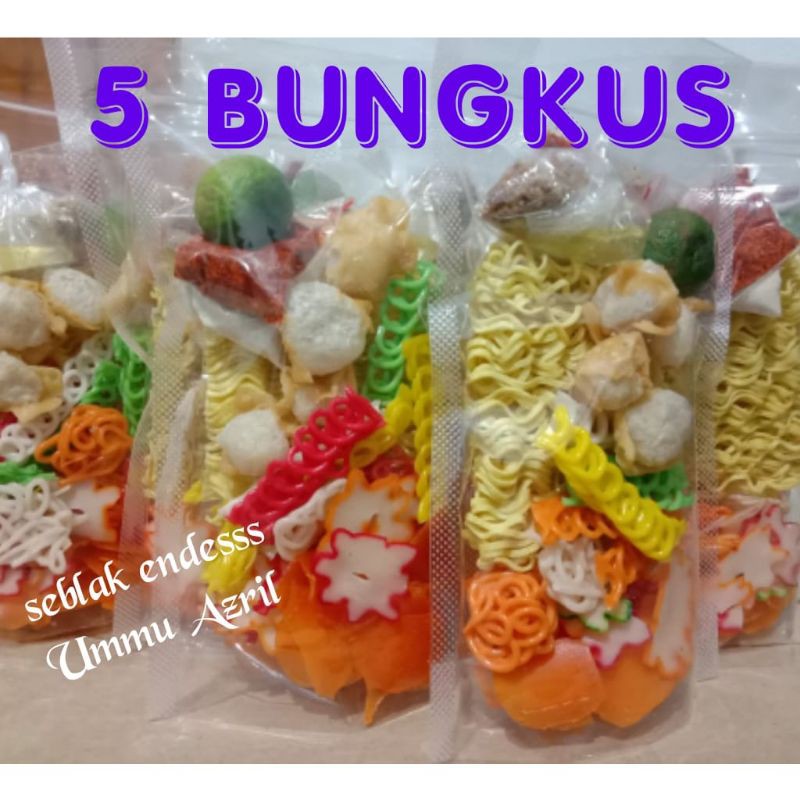 

Seblak instan jeletot,seblak pedas paket 5bks