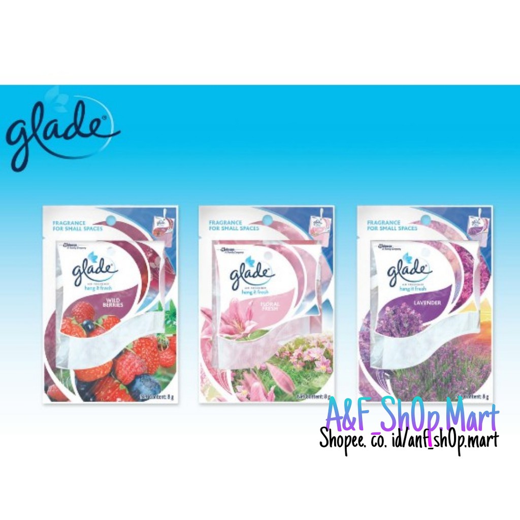 Glade Hang It Fresh Air Freshener 8gr - Pengharum Ruangan