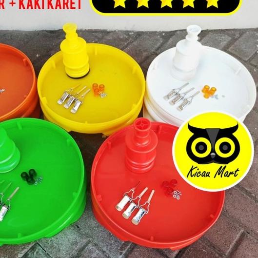 ✫ TEBOK SANGKAR LOVEBIRD PVC FULLSET PLUS PION KLEM KOPER KAKI KARET LBS - Hitam ◙