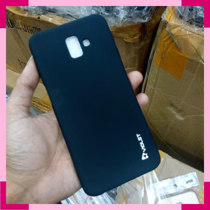 Case Samsung J6 Plus Samsung J6+ Soft Case Silikon Violet Hitam