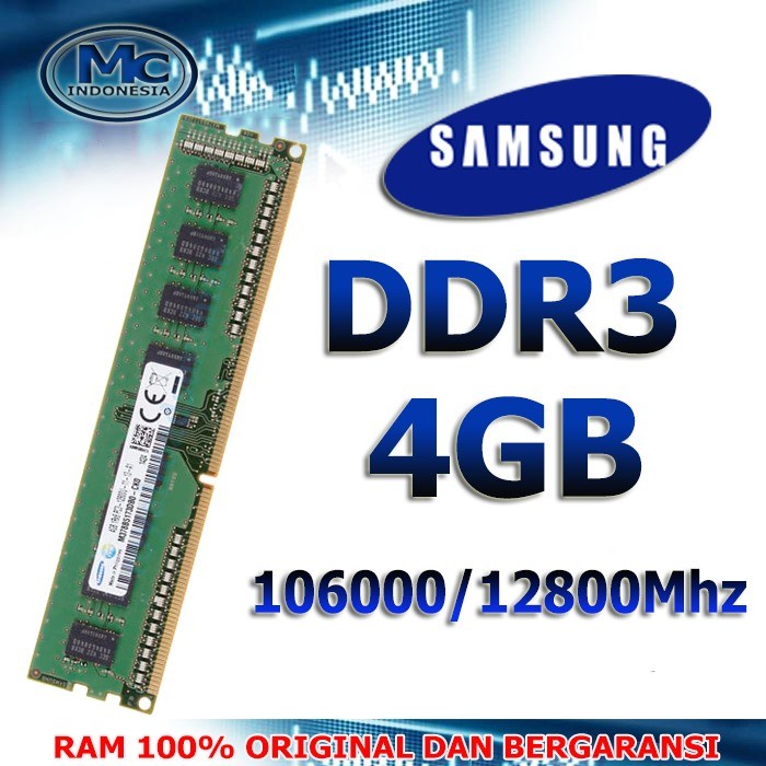 Memory Ram Pc Komputer DDR3 4GB /2GB  DDR2 2GB PC-12800/10600/6400 All merk