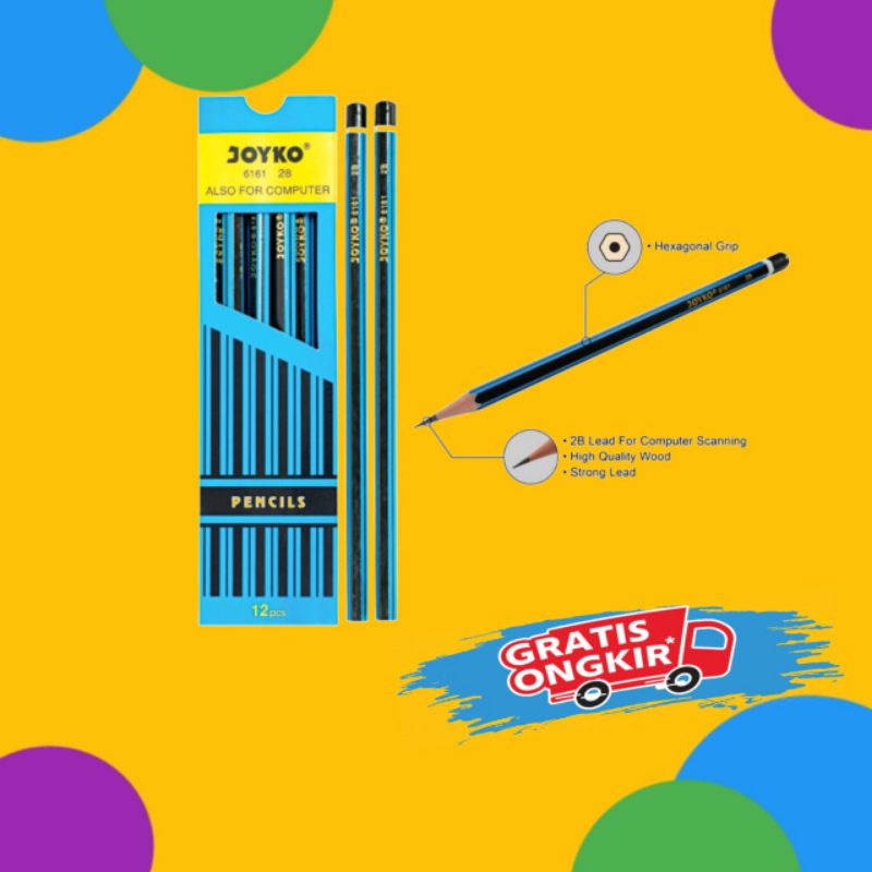 

PENSIL / PENCIL PENCILS JOYKO 2B 6161 P-92 P-88 P-102