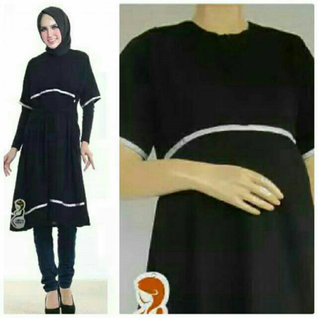 BAJU HAMIL MENYUSUI KEKINIAN Dress kerja ibu hamil DHZ02-bahan woolpeach import