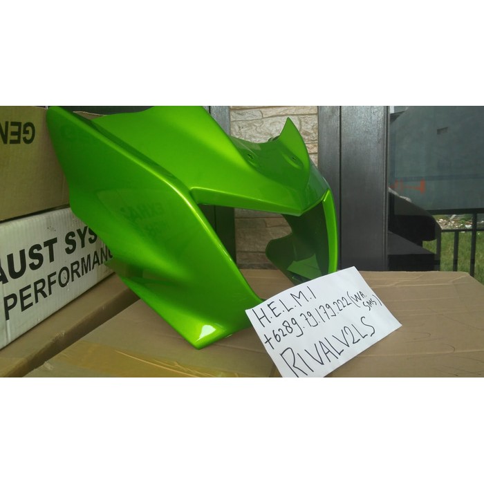 Batok Barong Ninja R - Batok Depan Ninja R Barong - Hijau Metalik ORI