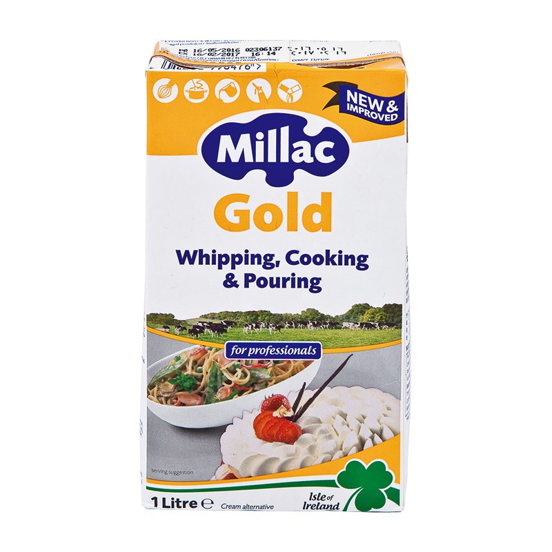 

NEW!! MILLAC GOLD WHIPPING CREAM 1L