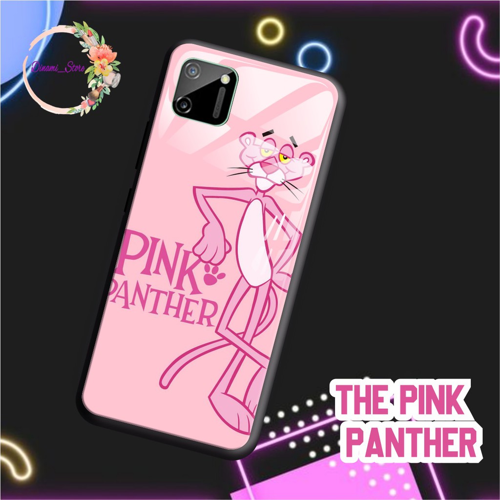 Back case glass the pink panther Vivo Y91 Y17 Y12 Y15 Y93 Y95 Y81 Y83 Y71 Y53 y20 Y30 Y50 DST1655