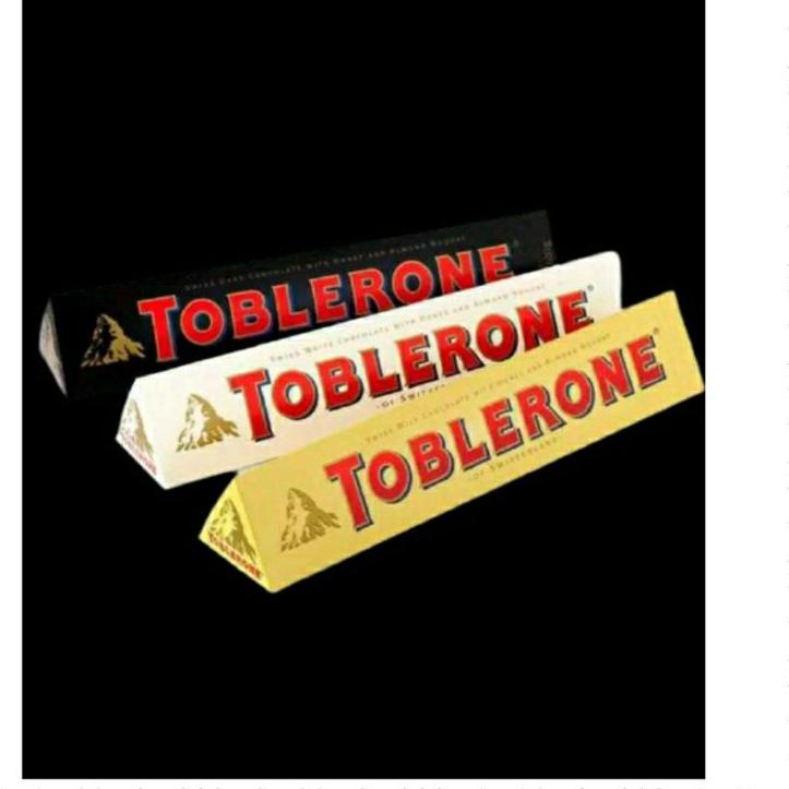 

(PROMO B0Z76) Toblerone Swiss Dark Chocolate with Honey & Almond Nougat 100gr ✷