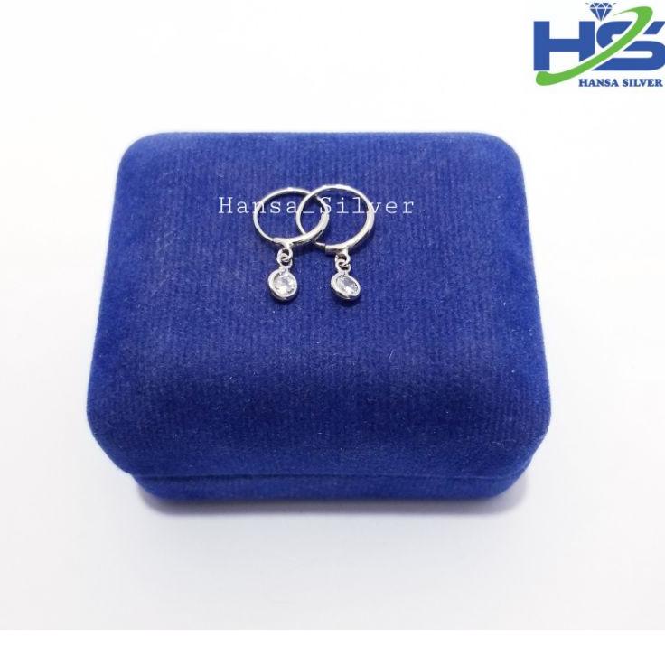 Jangan Ketinggalan order..  Anting Bayi Anak Perak Asli Silver 925 Lapis Emas Putih Model Agogo Bula