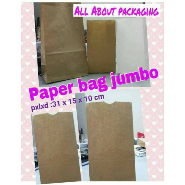 

Paperbag coklat / paper bag jumbo
