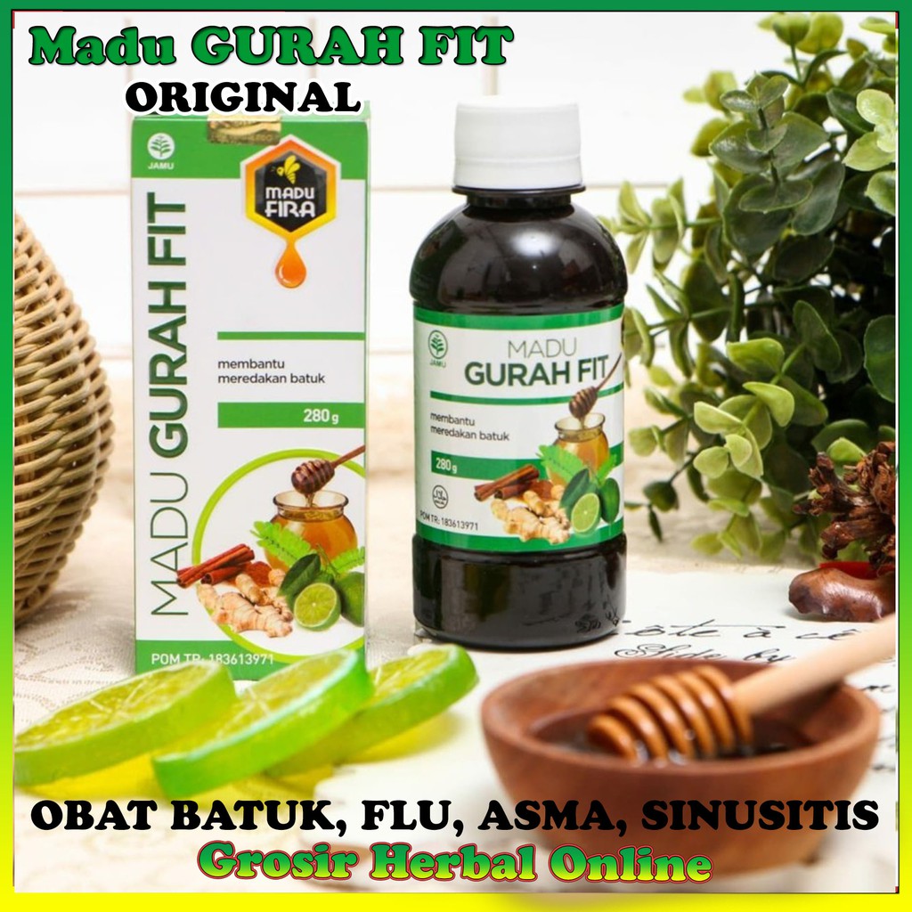 

Madu Gurah Fit Herbal Batuk, Flu, Asma & Sinusitis